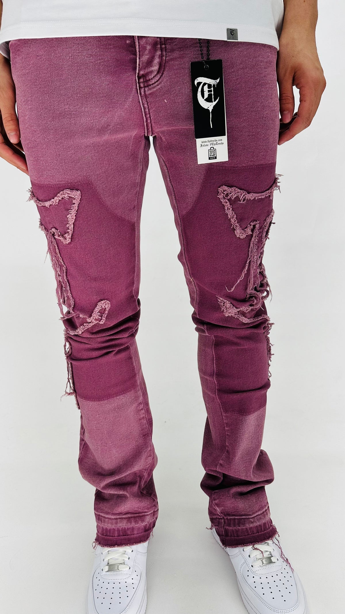 Trnchs "Canvas" Stacked Pink