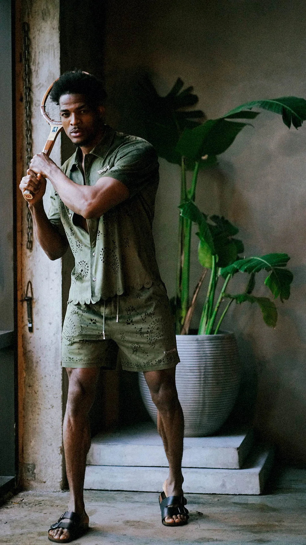 Trnchs "Eisaba" Shorts Green