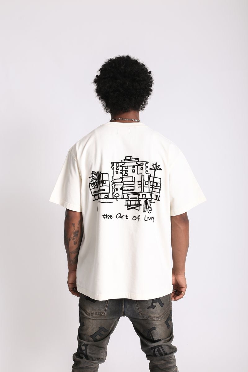 Elements of Art "Elements Resort" Tee Beige