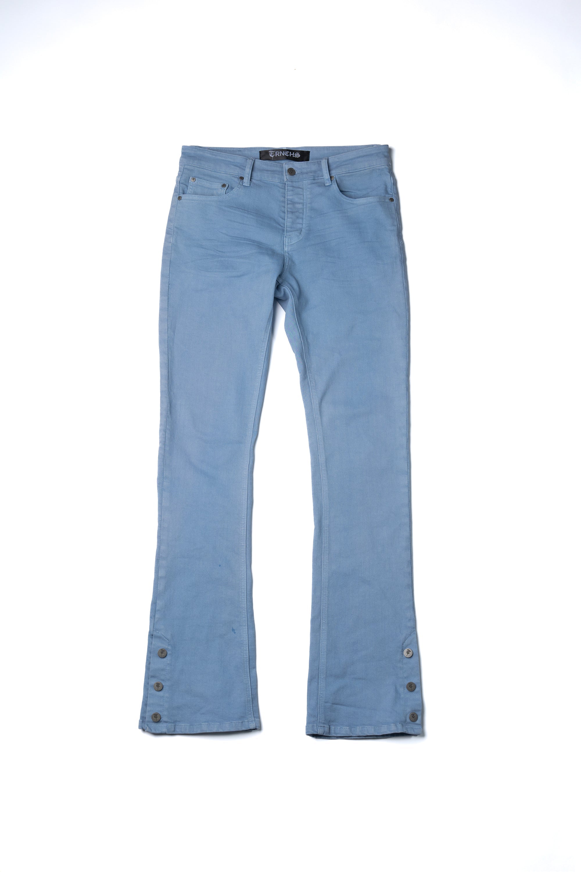 Trnchs "Button Fly" Stacked Blue