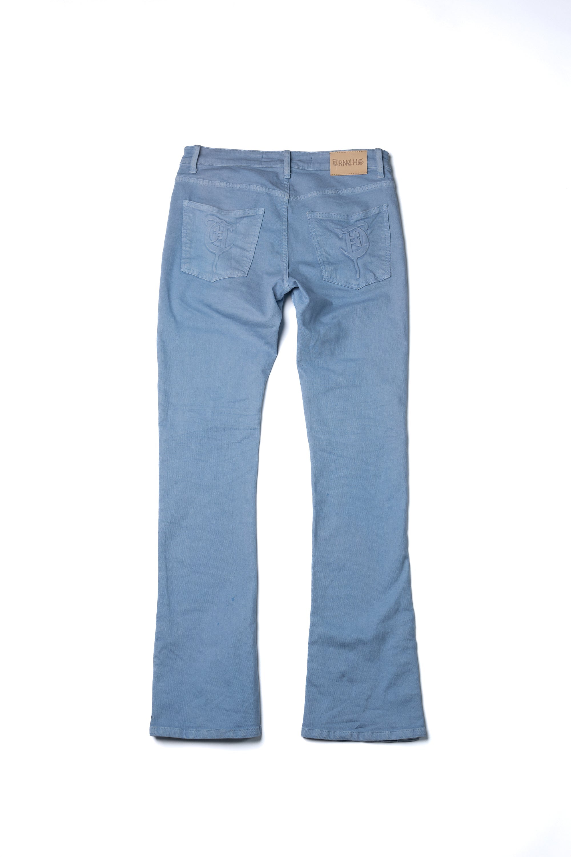 Trnchs "Button Fly" Stacked Blue