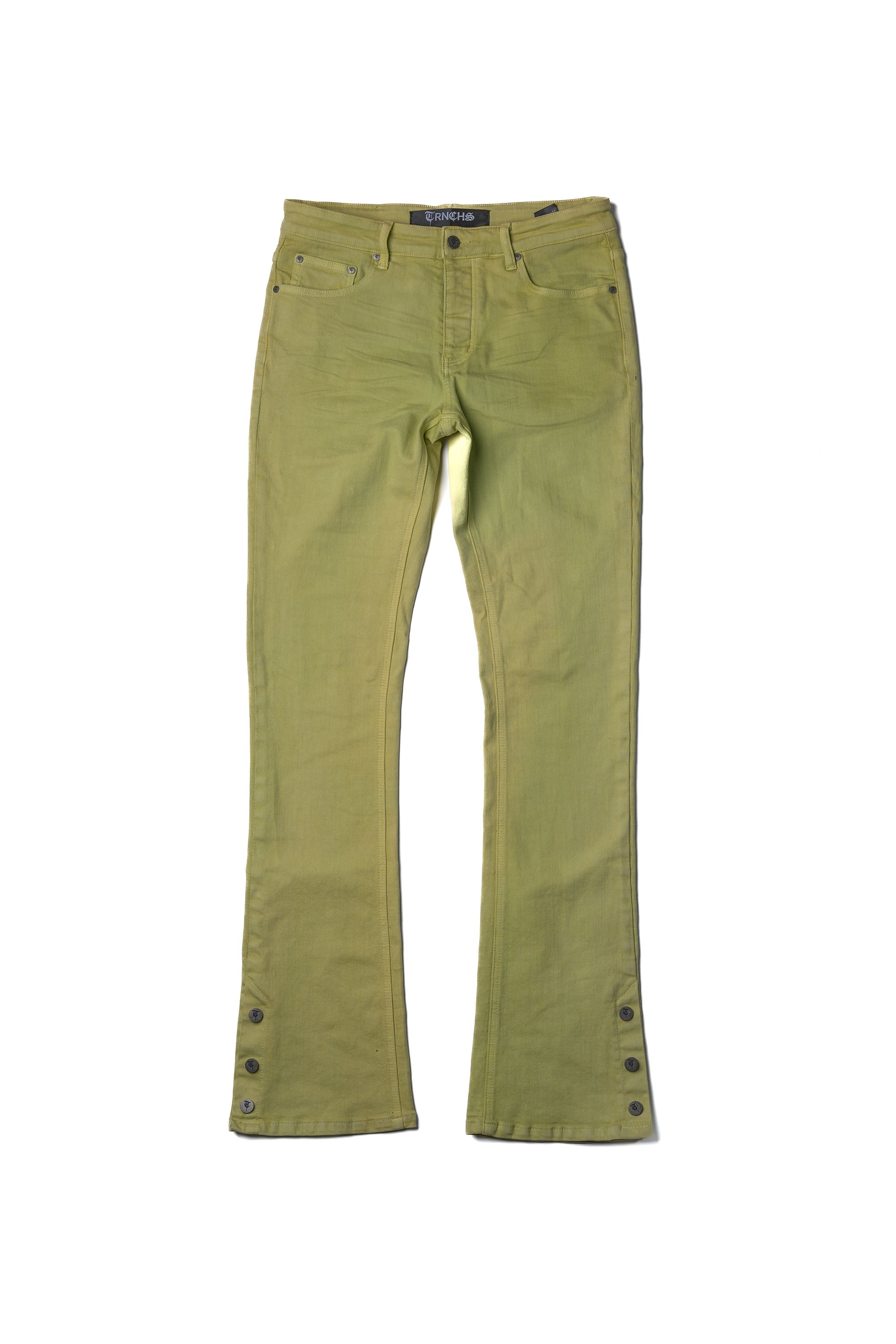Trnchs "Button Fly" Stacked Green