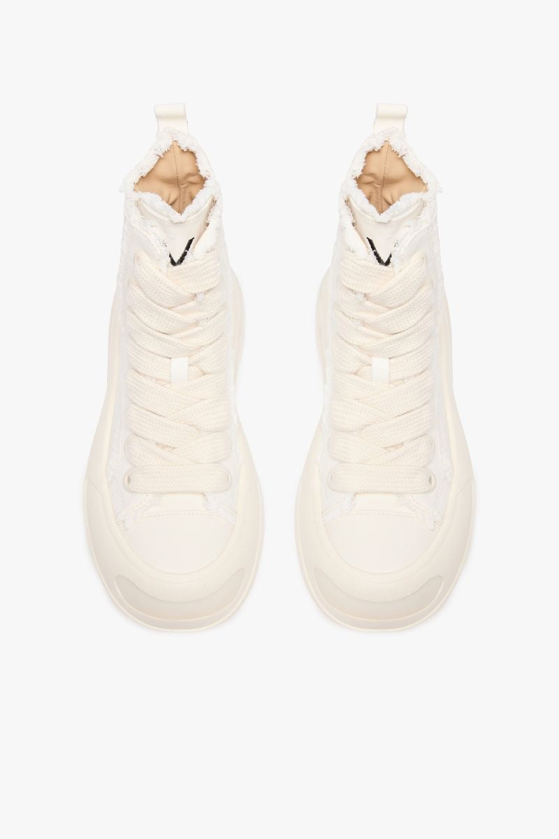 VALABASAS "PURPOSE" HIGH SNEAKER CREAM