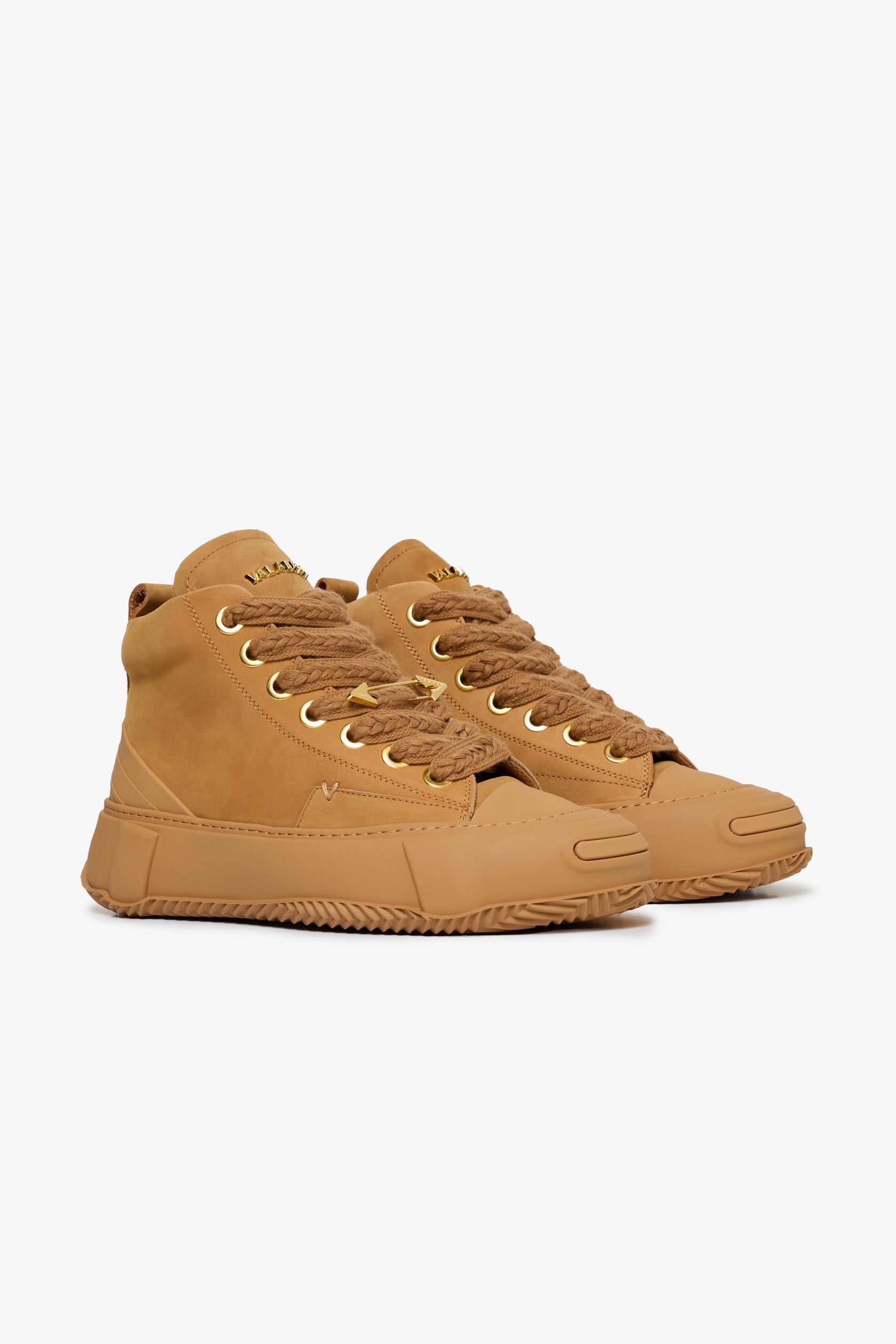 Valabasas "Vision" Leather High Top Wheat Tan