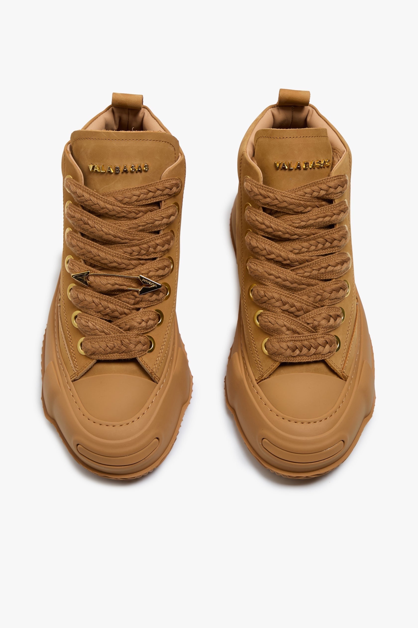 Valabasas "Vision" Leather High Top Wheat Tan