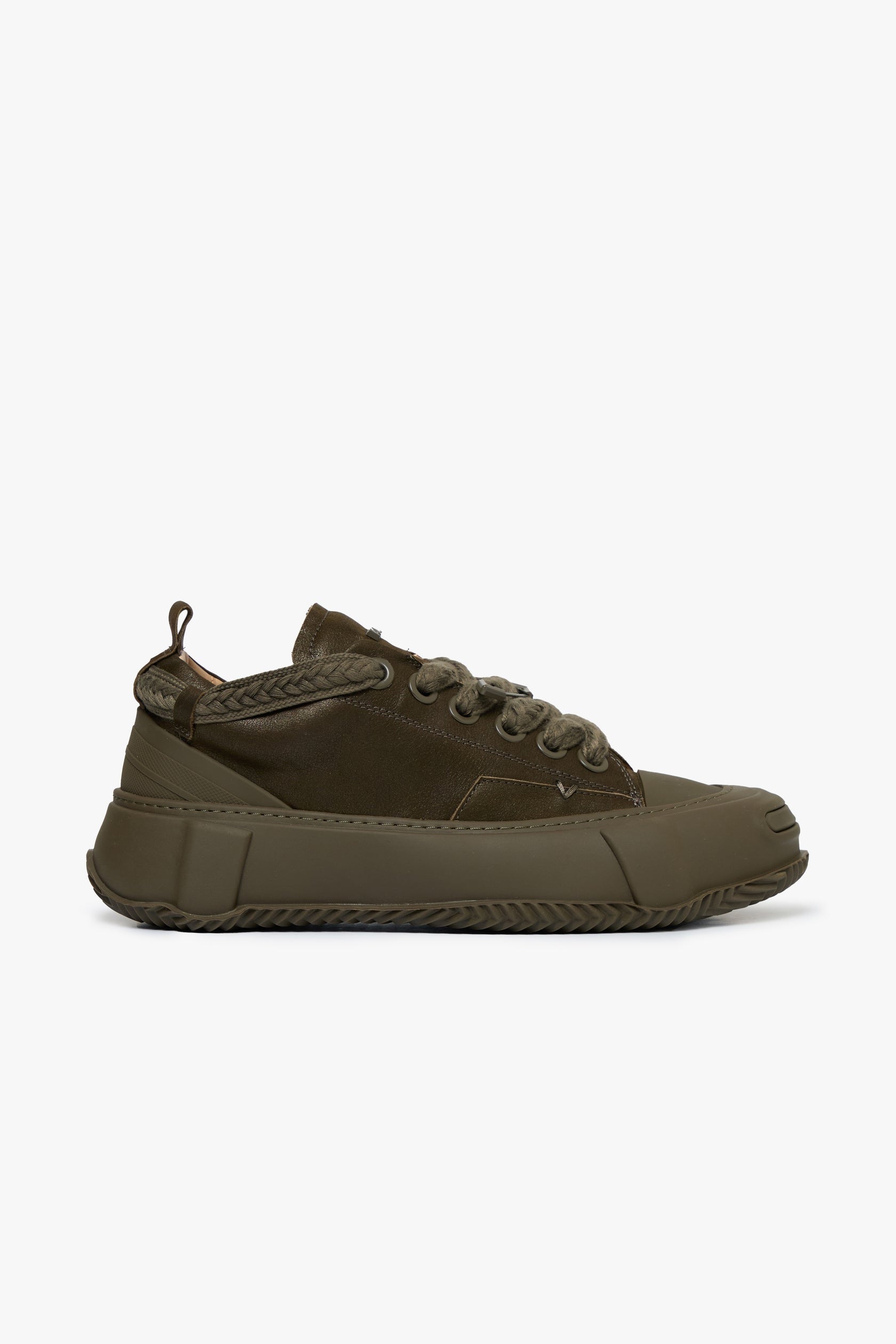 Valabasas "Vision" Leather Low Top Olive