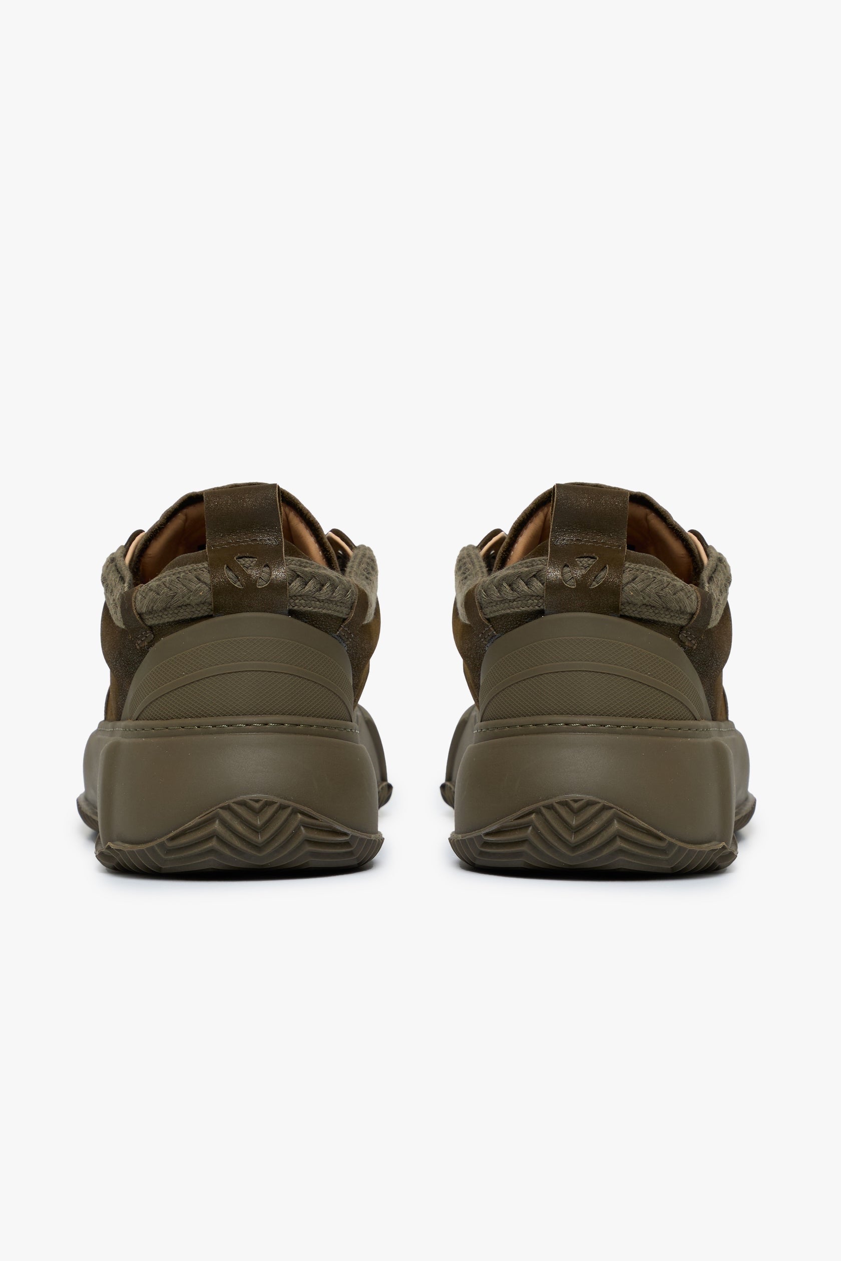 Valabasas "Vision" Leather Low Top Olive