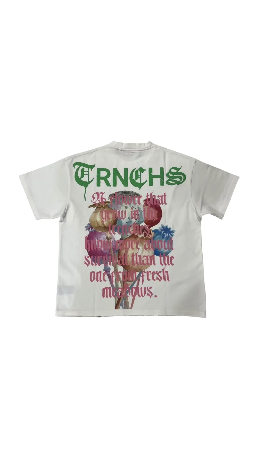 Trnchs "Flowers" Tee White