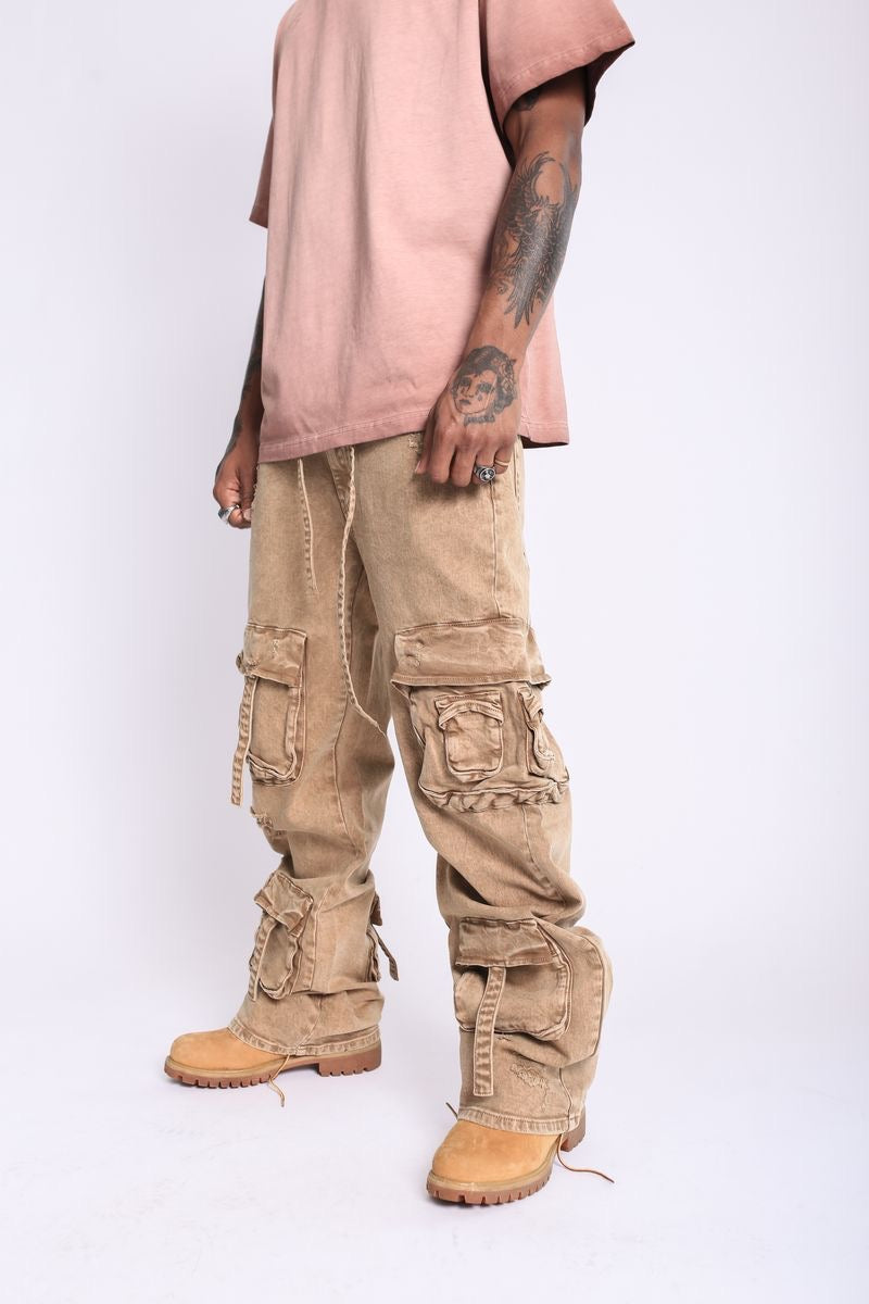 Elements of Art "Harb" Baggy Pants Sand