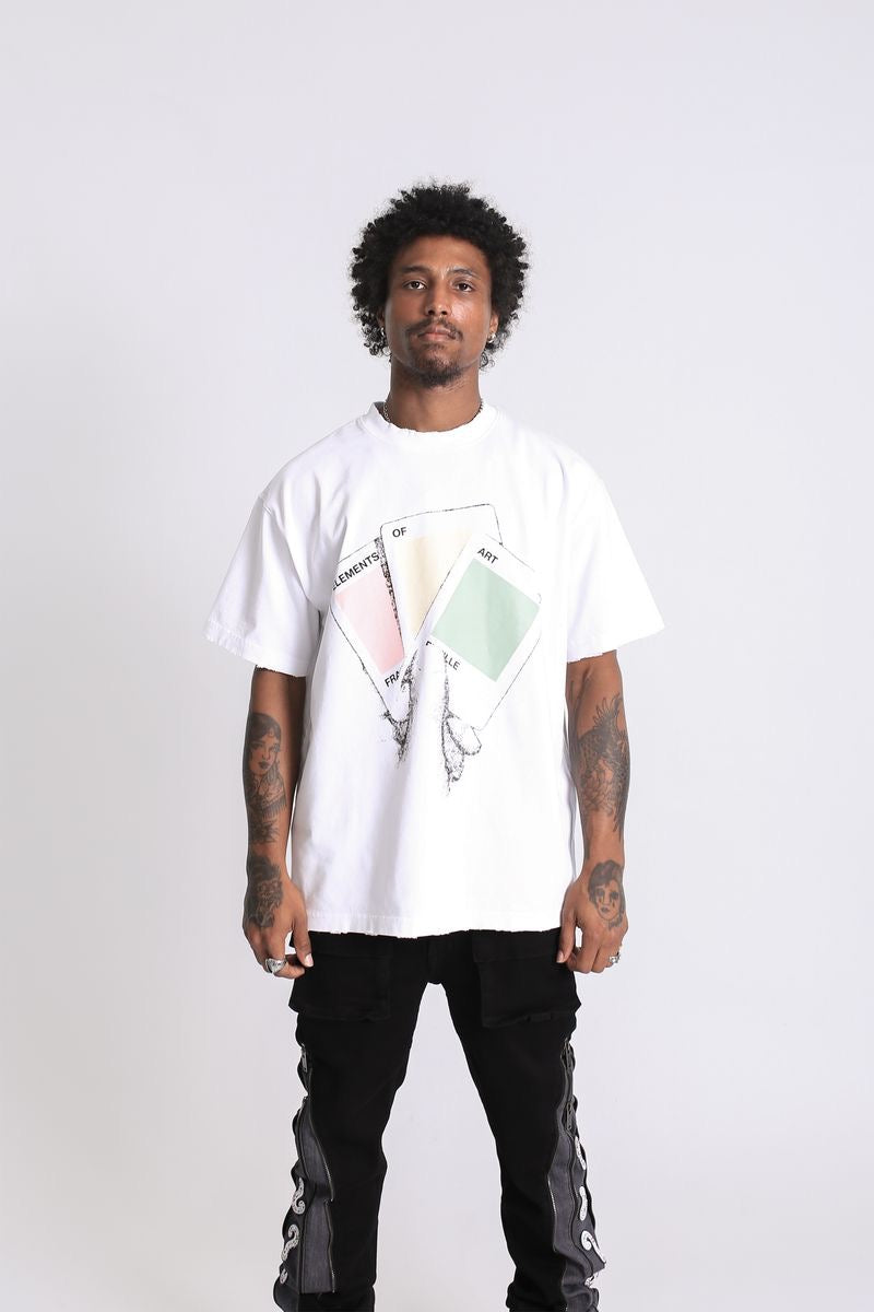 Elements of Art "Conceal Your Intentions" Tee White