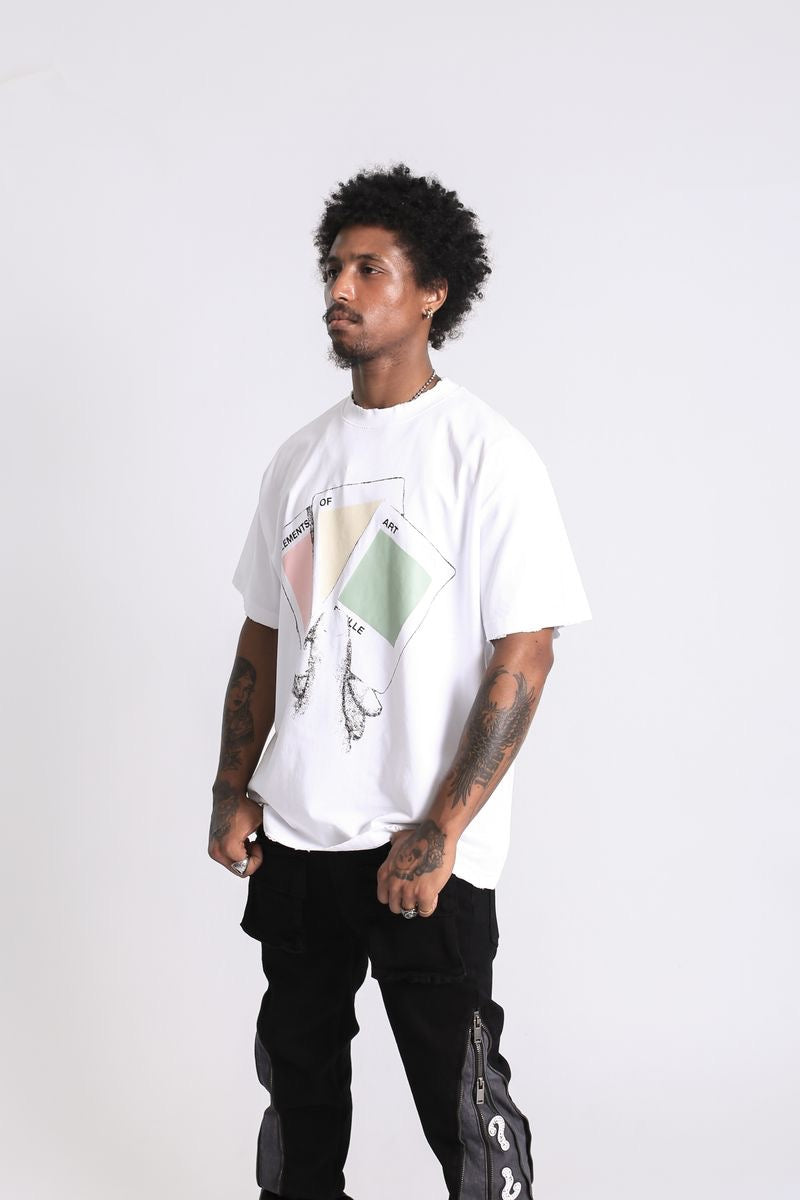 Elements of Art "Conceal Your Intentions" Tee White