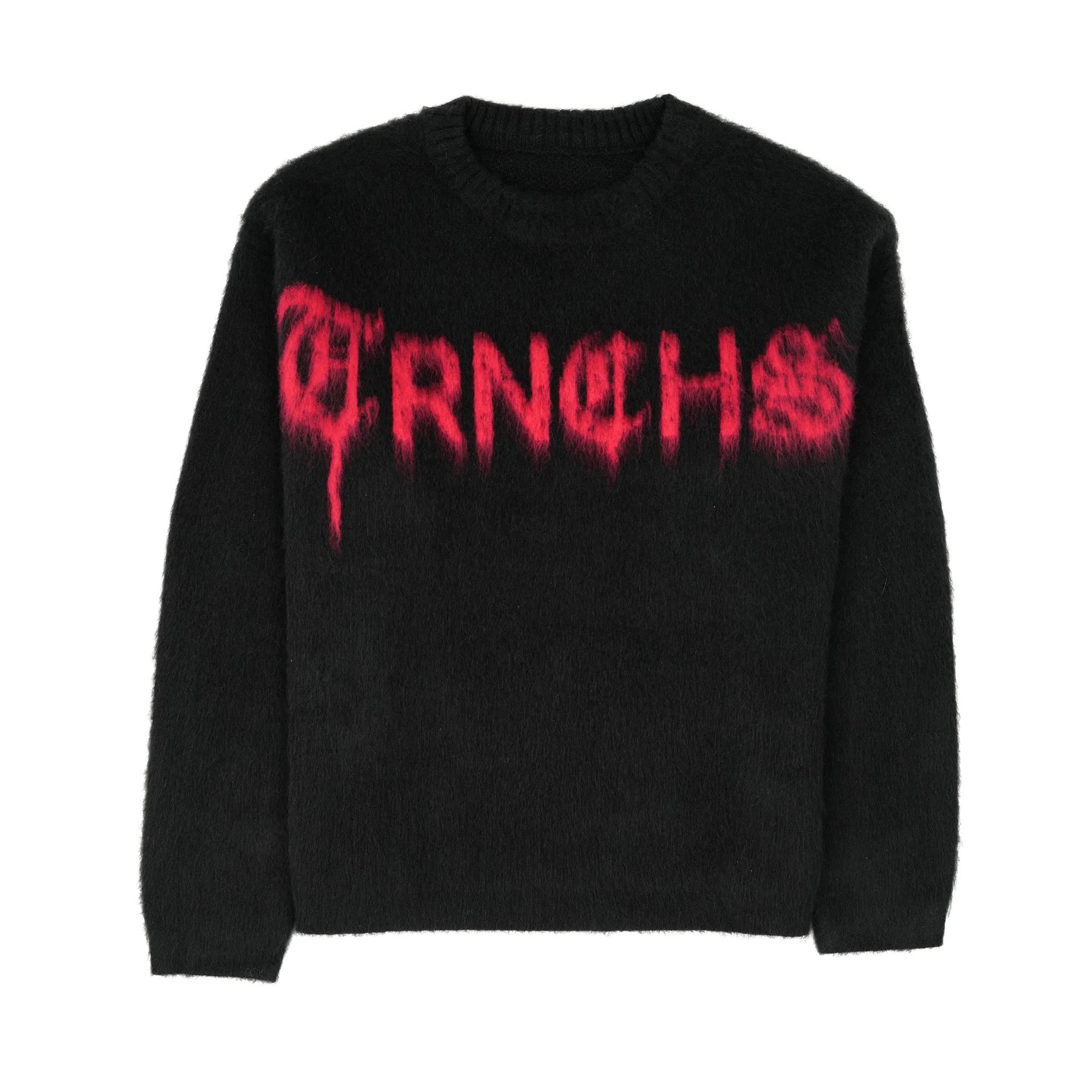 Trnchs "Mohair" Sweater Black/Red