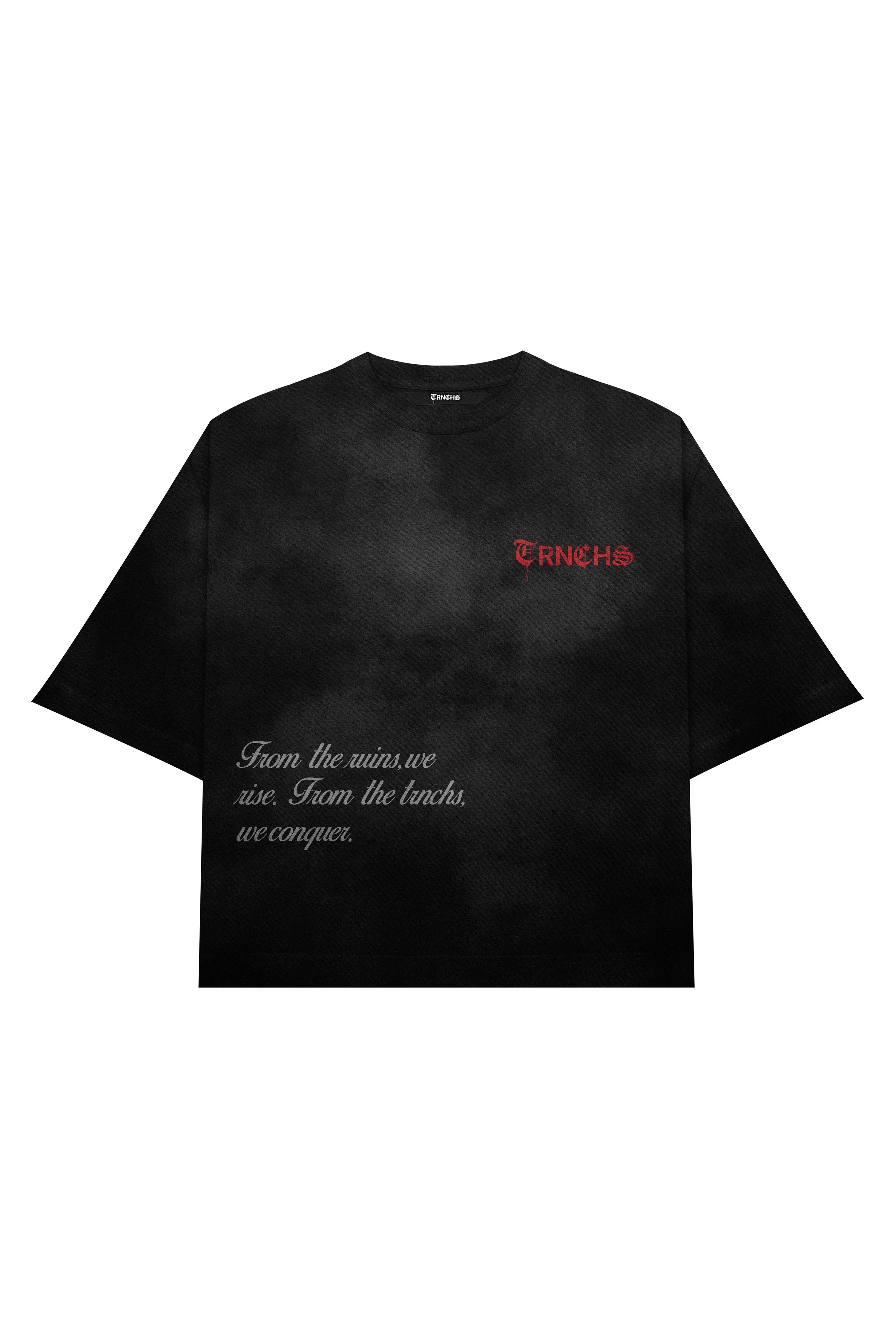 Trnchs "From the Trnchs" Vintage Black Tee