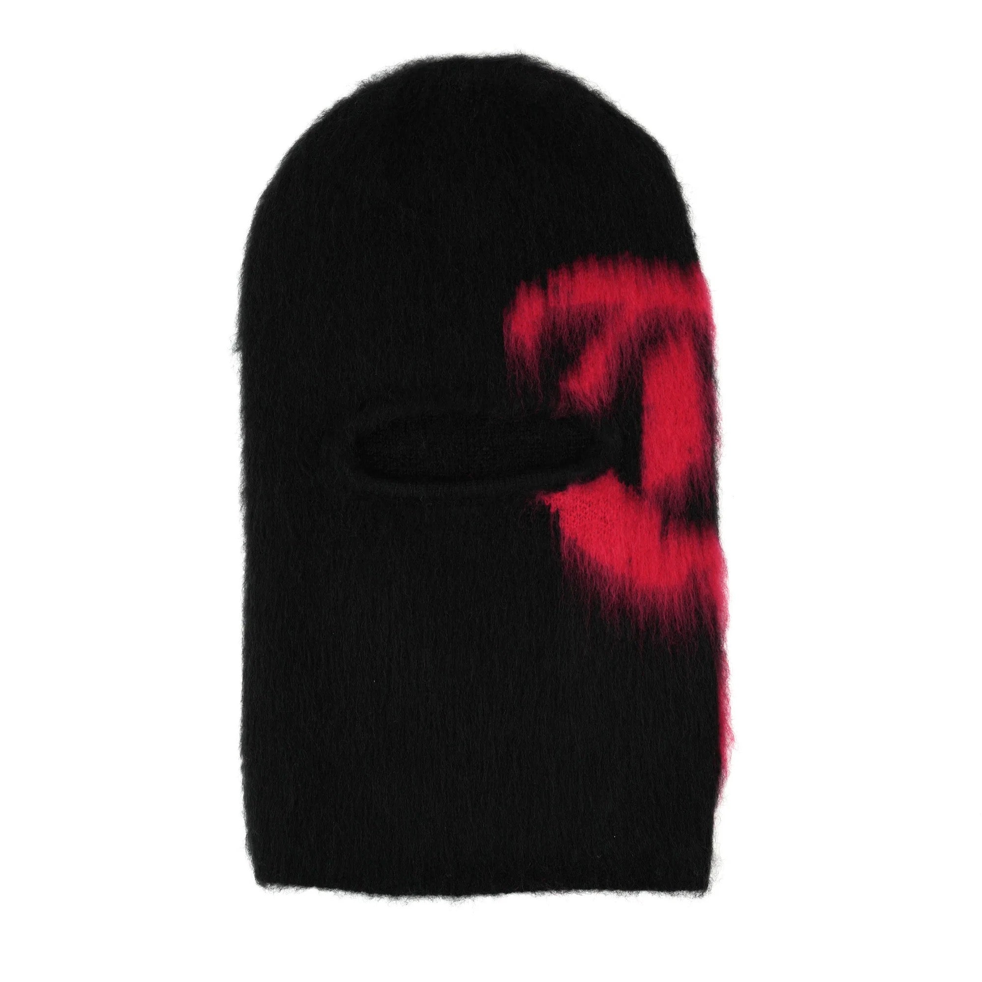 Mohair Skimask Black/Red