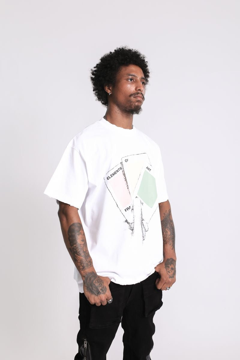 Elements of Art "Conceal Your Intentions" Tee White