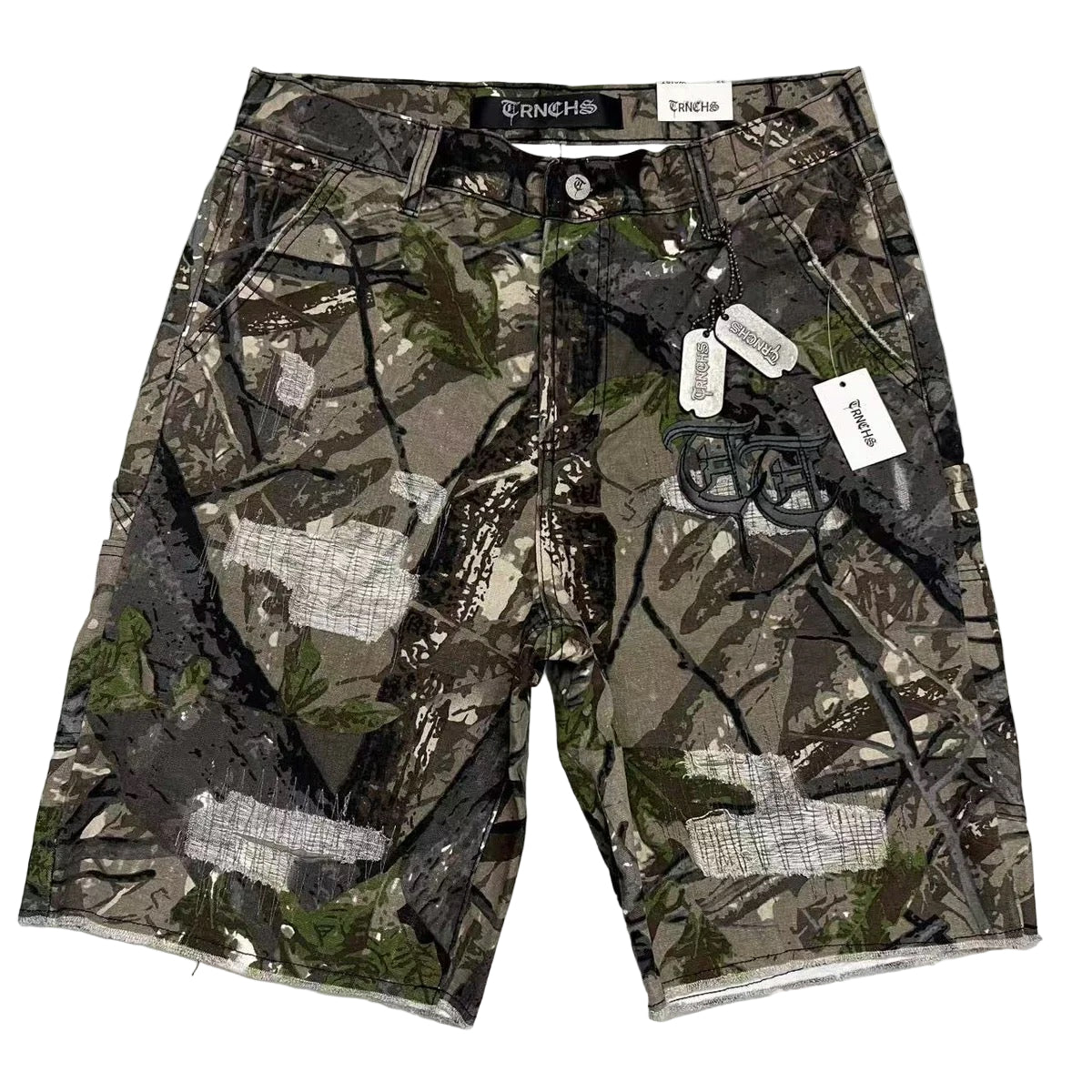 Trnchs "Terrain" Shorts Green Camo