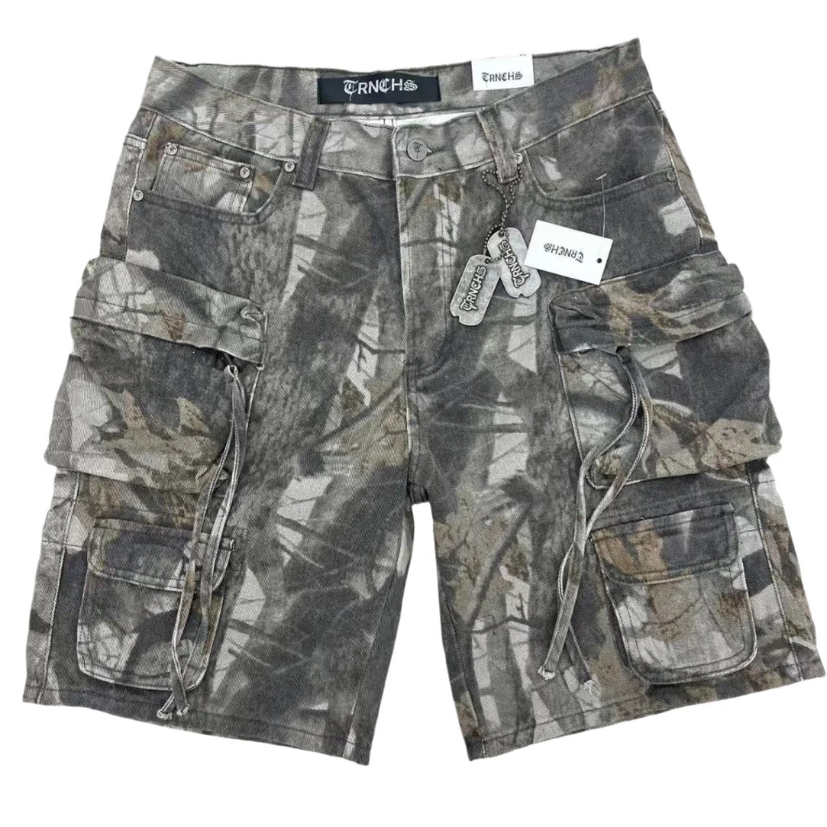 Trnchs "Ruins Division" Shorts Grey Camo