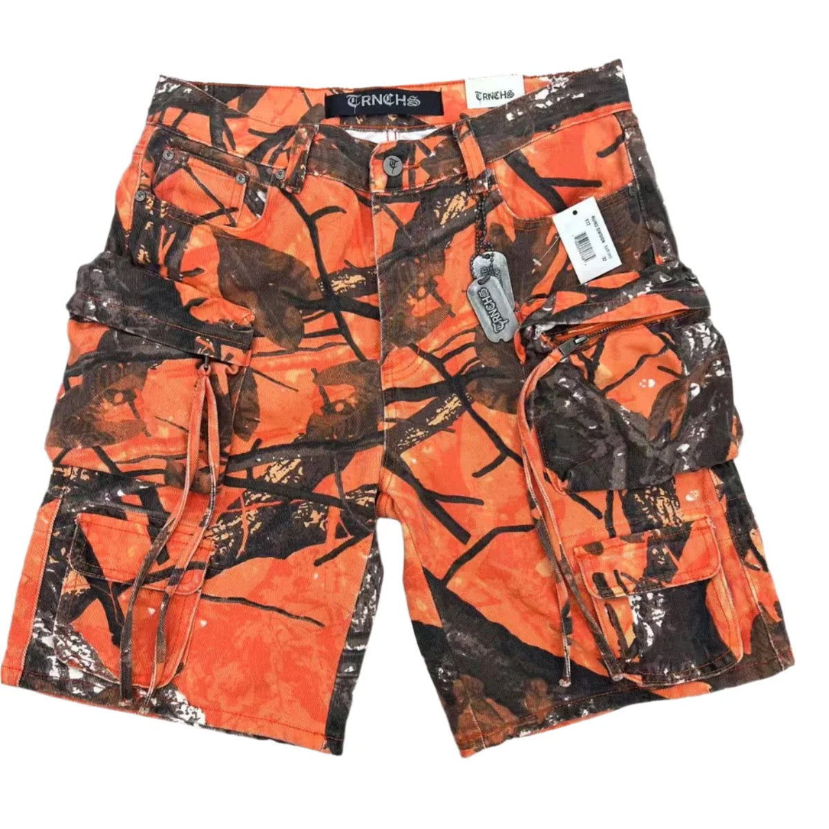 Trnchs "Ruins Division" Shorts Orange Camo