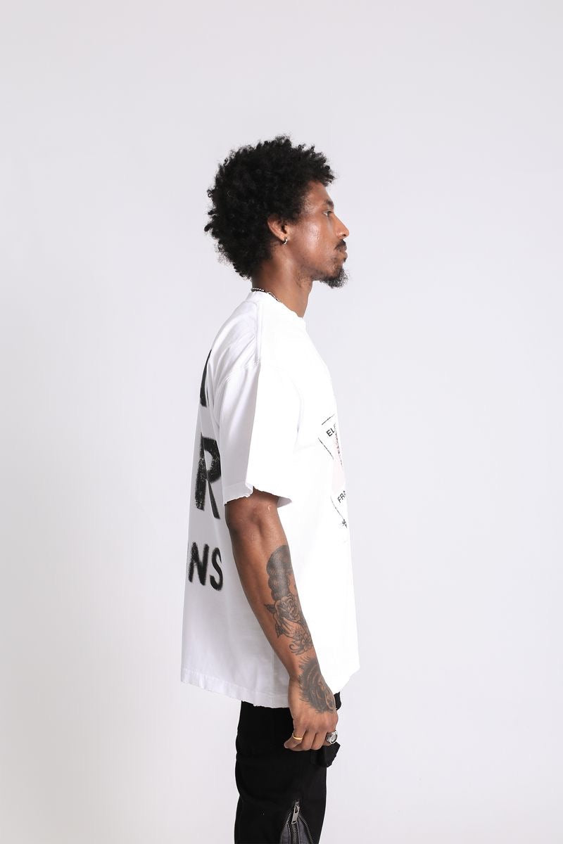 Elements of Art "Conceal Your Intentions" Tee White