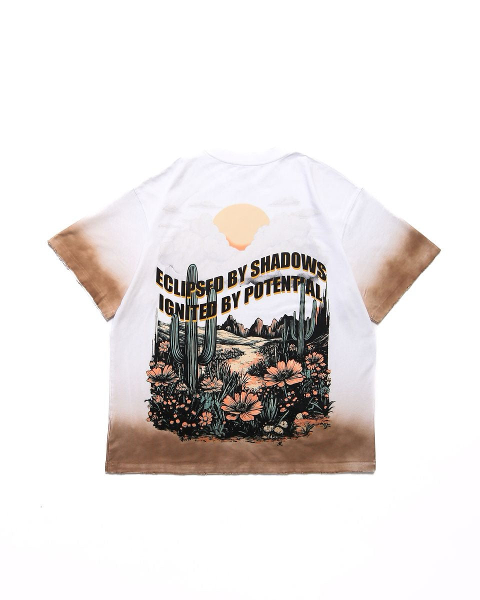 Elements of Art "Desert Eclipse" Tee White Wash