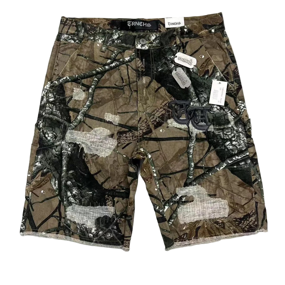 Trnchs "Terrain" Shorts Brown Camo