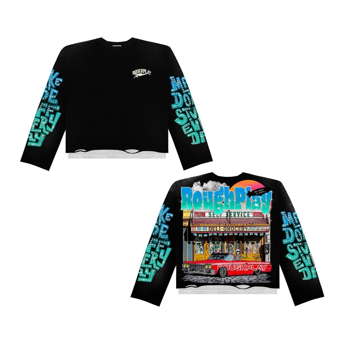 Rough Play "Deli Service" Long Sleeve Black