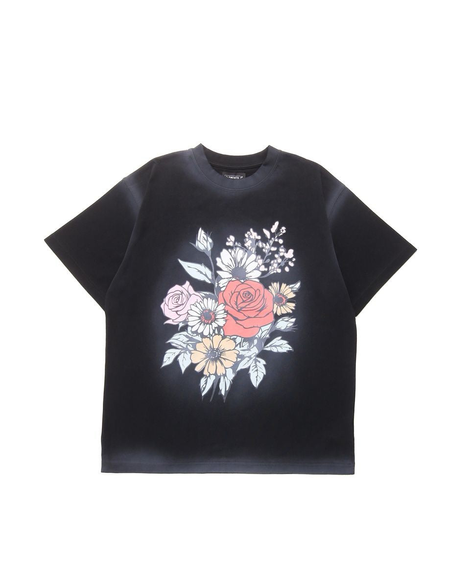 Elements of Art "Midnight Bloom" Tee Black Wash