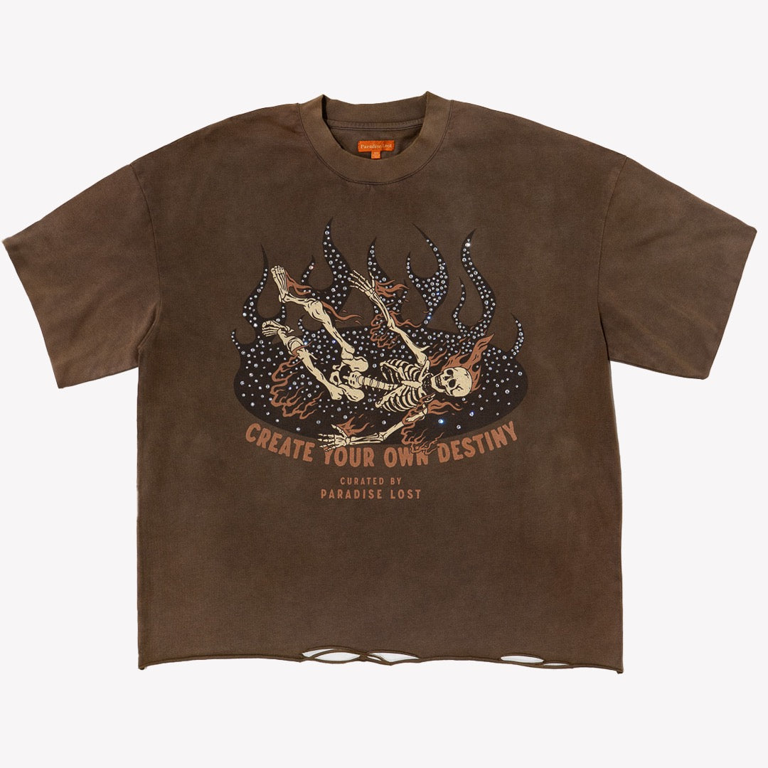 Paradise Lost "Flames of Fate" Tee Brown