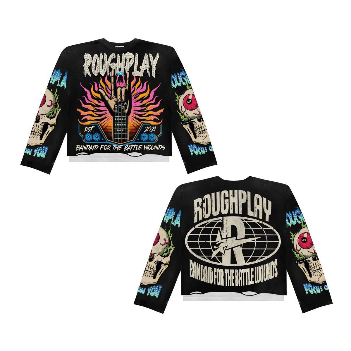 Rough Play "Rockin" Long Sleeve Black