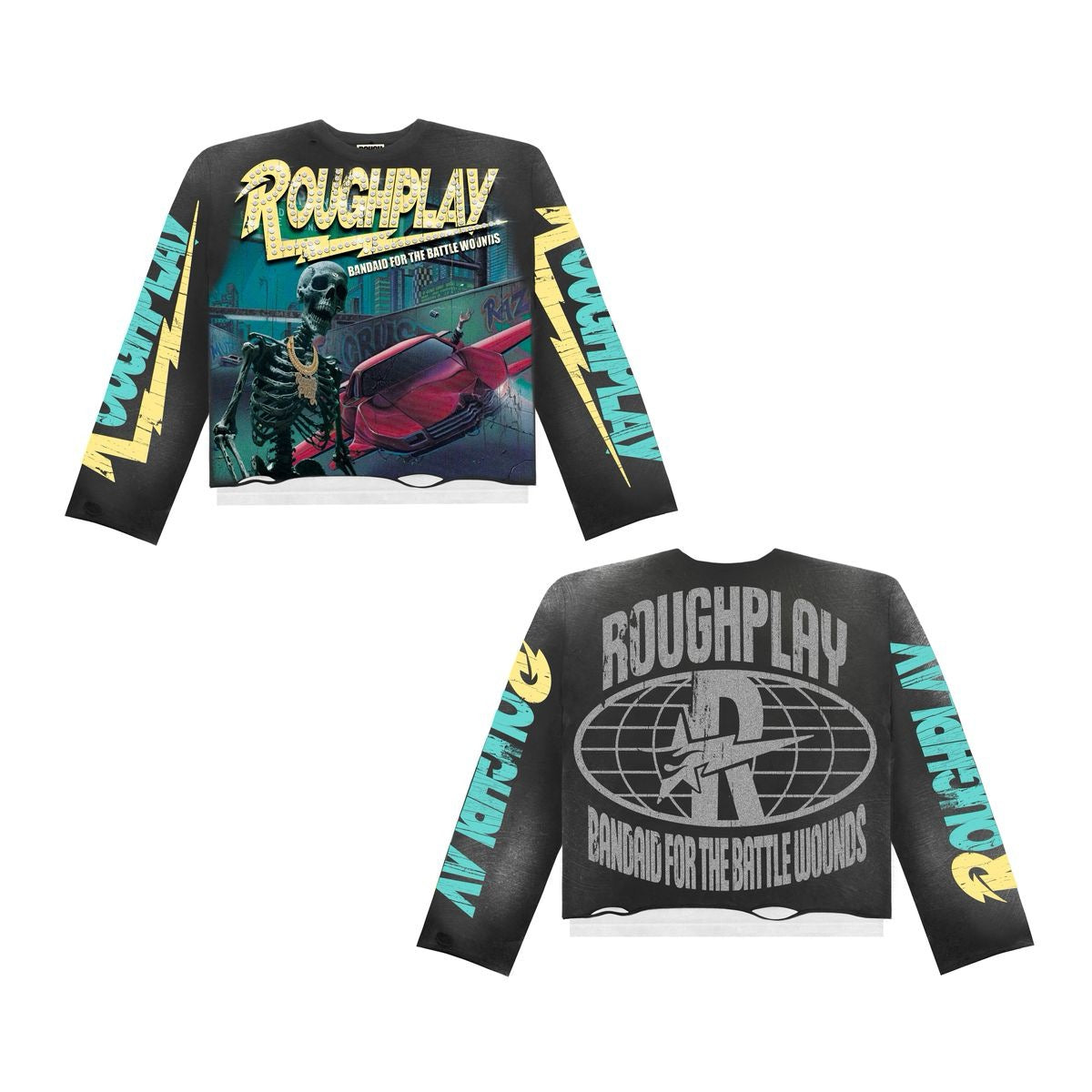 Rough Play "Iced Out" Long Sleeve Dk.Grey