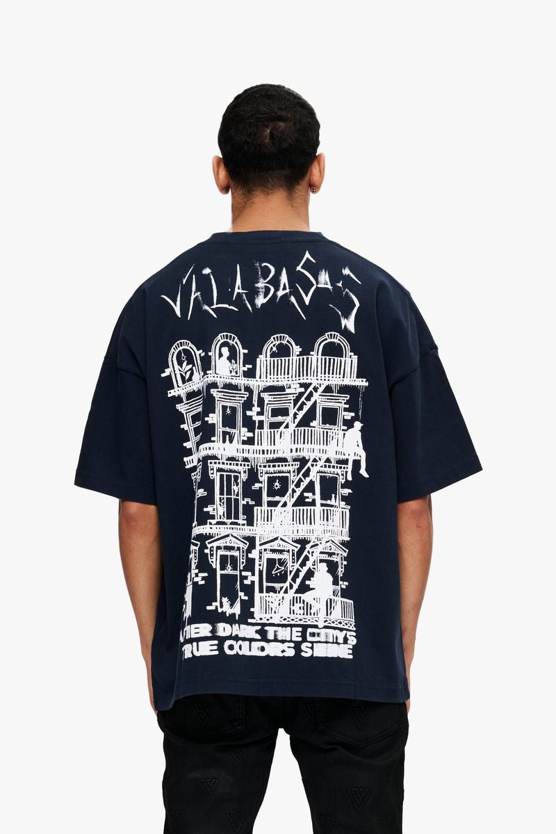 Valabasas "Reveal" Tee Navy