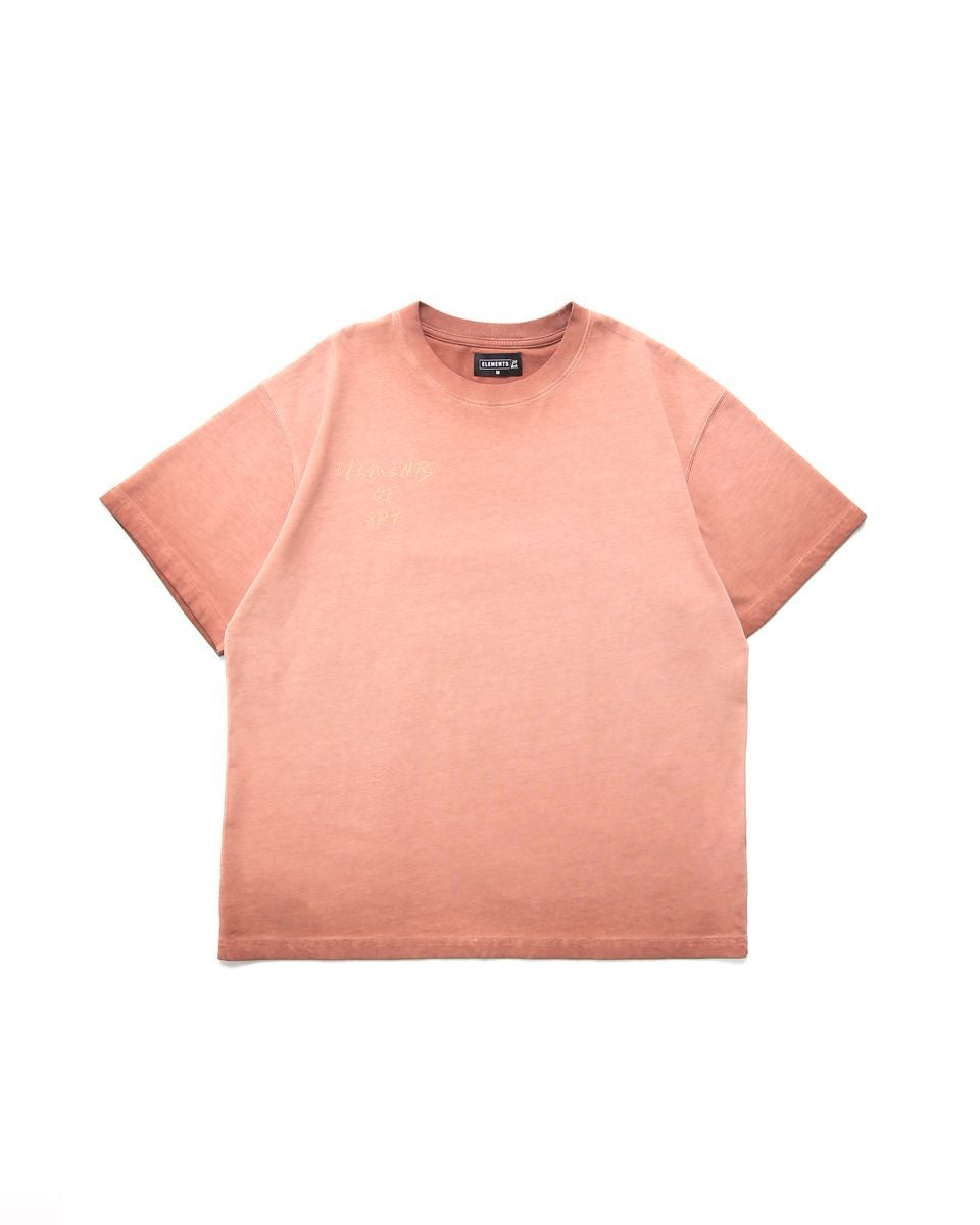 Elements of Art "Spinning Threads" Tee Pink Wash