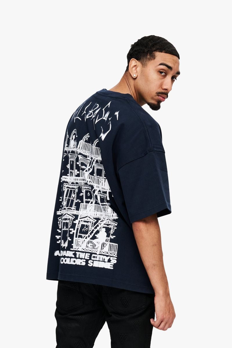 Valabasas "Reveal" Tee Navy
