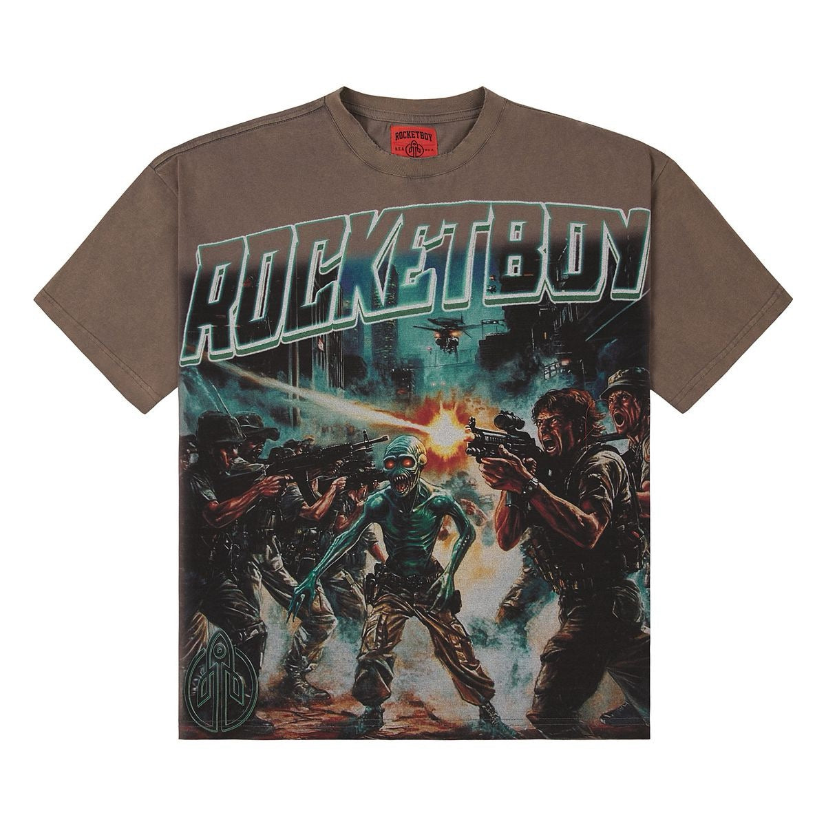 Rocket Boy "We Fight" Tee Grey