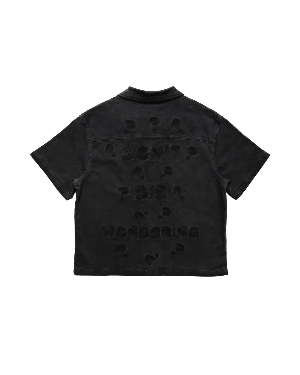 Elements of Art "Wondering" Button Up Grey