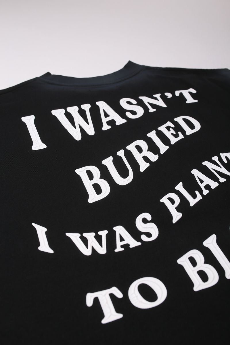 Elements of Art "Midnight Bloom" Tee Black Wash