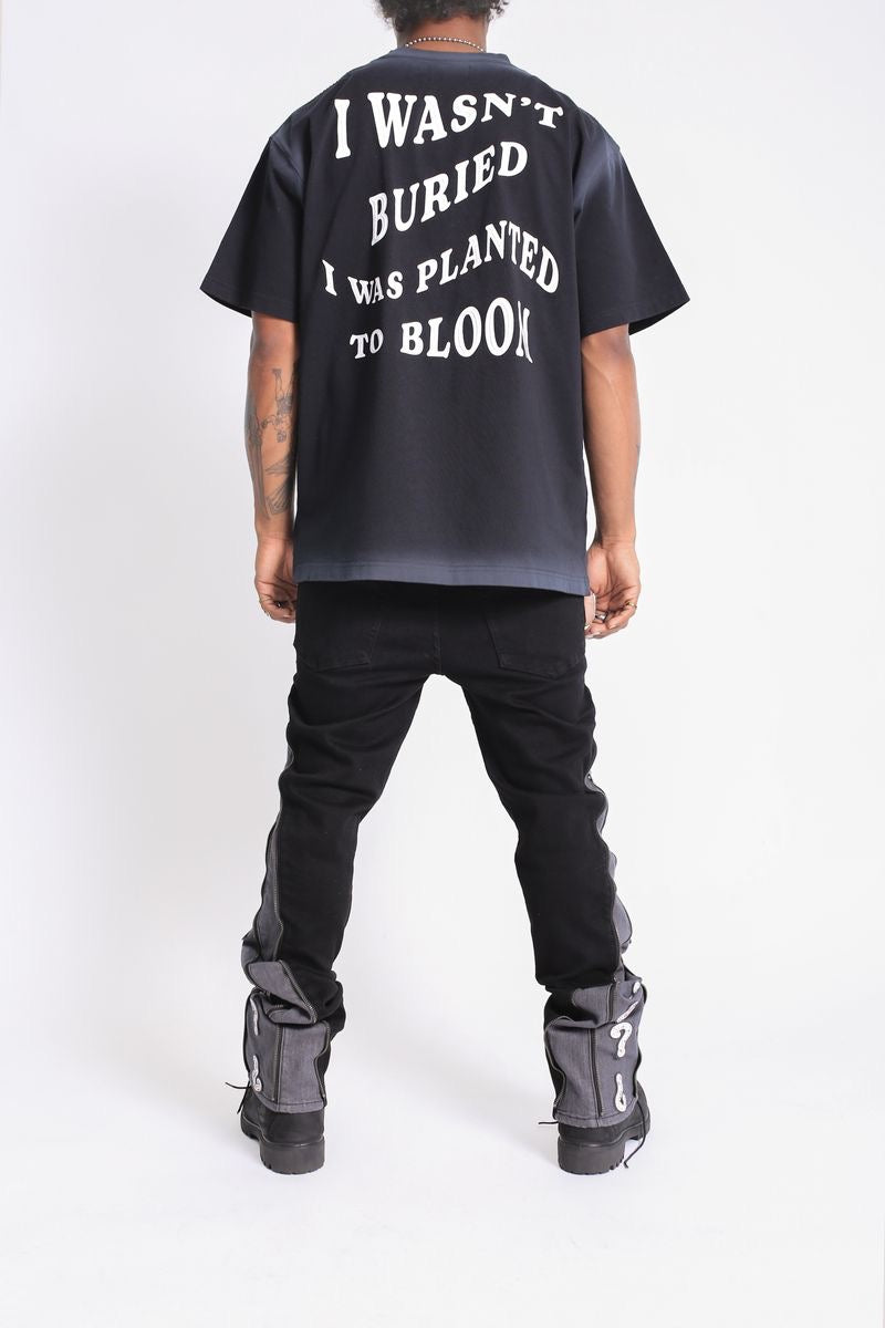Elements of Art "?" Flare Denim Black