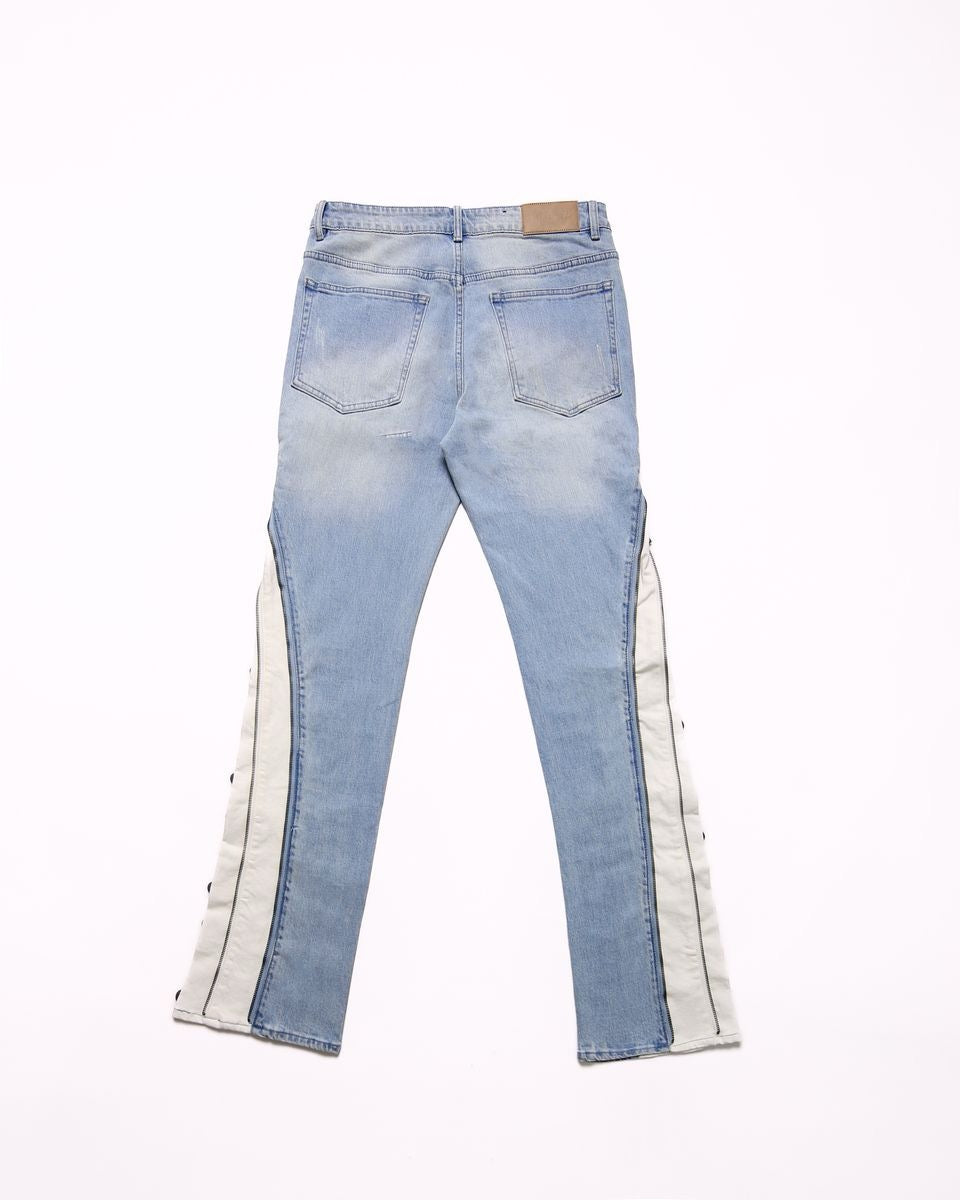 Elements of Art "?" Flare Denim Light Indigo
