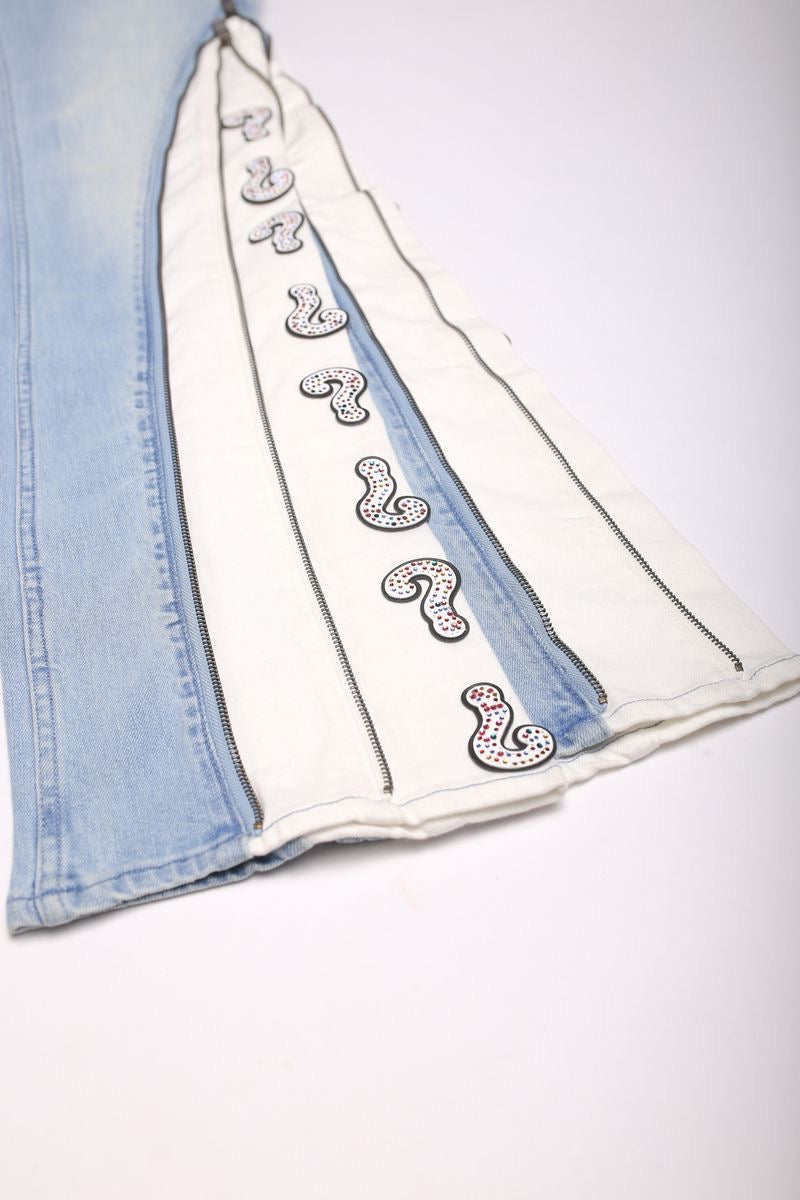 Elements of Art "?" Flare Denim Light Indigo