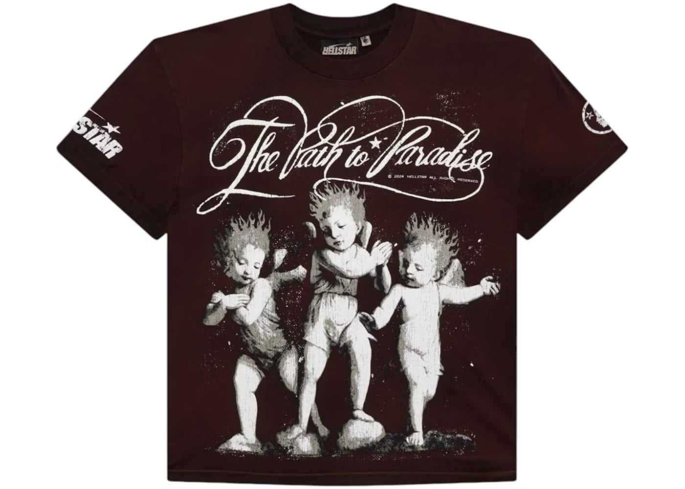 HellStar Capsule 10 "Cherubs" Tee Brown