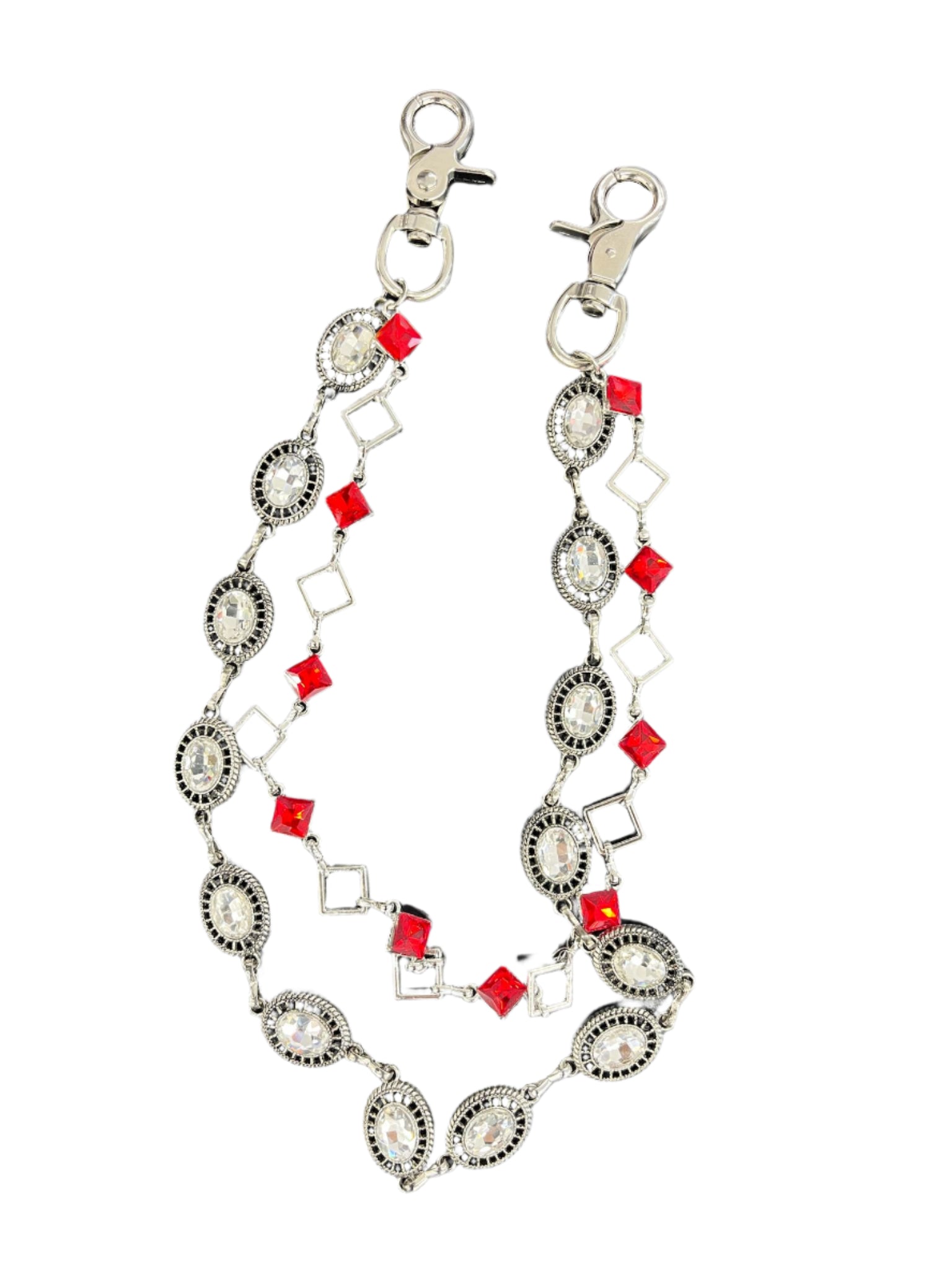 Biker Chain Ruby Red