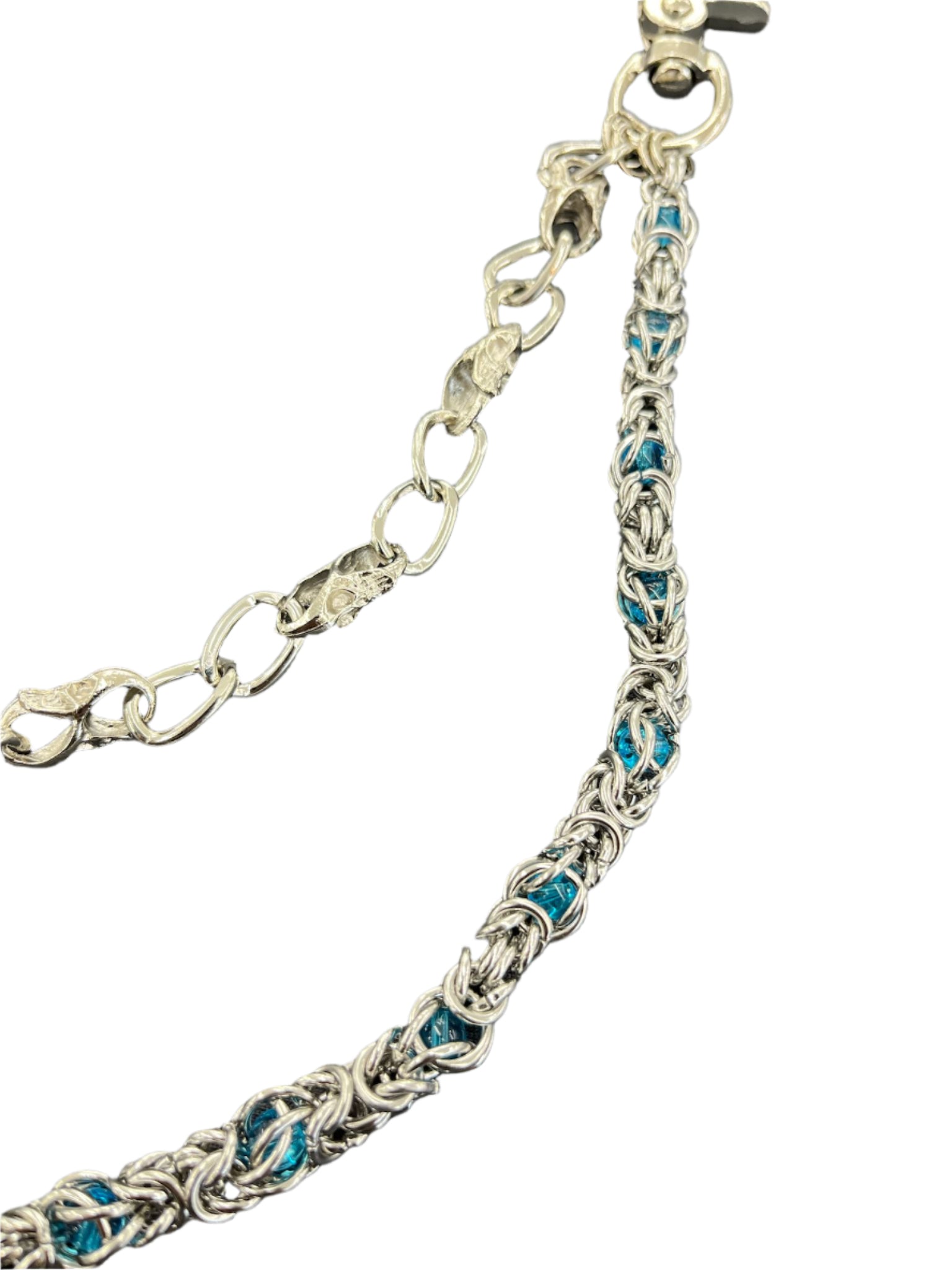 Biker Chain Encrypted Aquatic Ruby